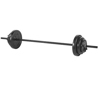 Barbell Weight Set Adjustable Weights Lifting 45 LBS Body Pump Fitness Exercise Home Gym