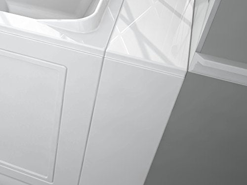 American Standard 2848.109.WLW Gelcoat Whirlpool and Soaking 28"x48" Left Side Door Walk-In Bathtub in White