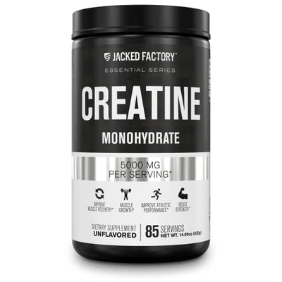Creatine Monohydrate Powder 5g - Premium Creatine Supplement for Muscle Growth, Increased Strength, Enhanced Energy Output and Improved Athletic Performance - 85 Servings, Unflavored