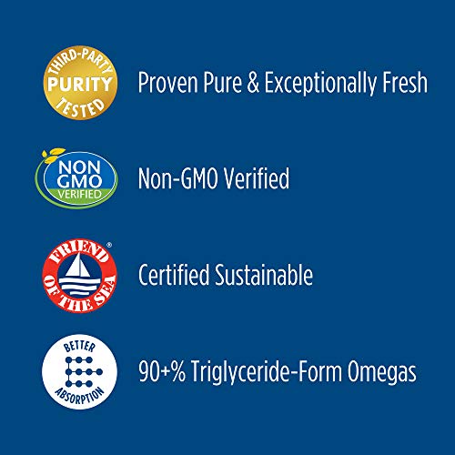Nordic Naturals Omega-3, Lemon Flavor - 690 mg Omega-3-180 Soft Gels - Fish Oil - EPA & DHA - Immune Support, Brain & Heart Health, Optimal Wellness - Non-GMO - 90 Servings