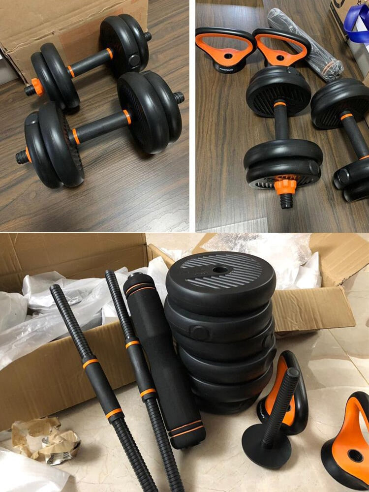 Dumbbell Set Home Gym Equipment Barbell Kettlebell Adjustable Weights Kit for Fitness 15kg 24kg 40kg